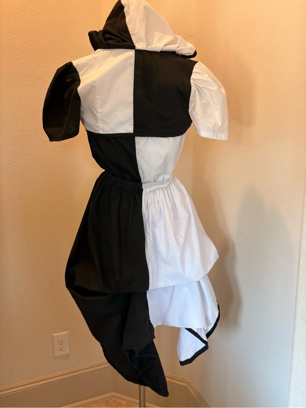 Black & White Harley Quinn Inspired Costume